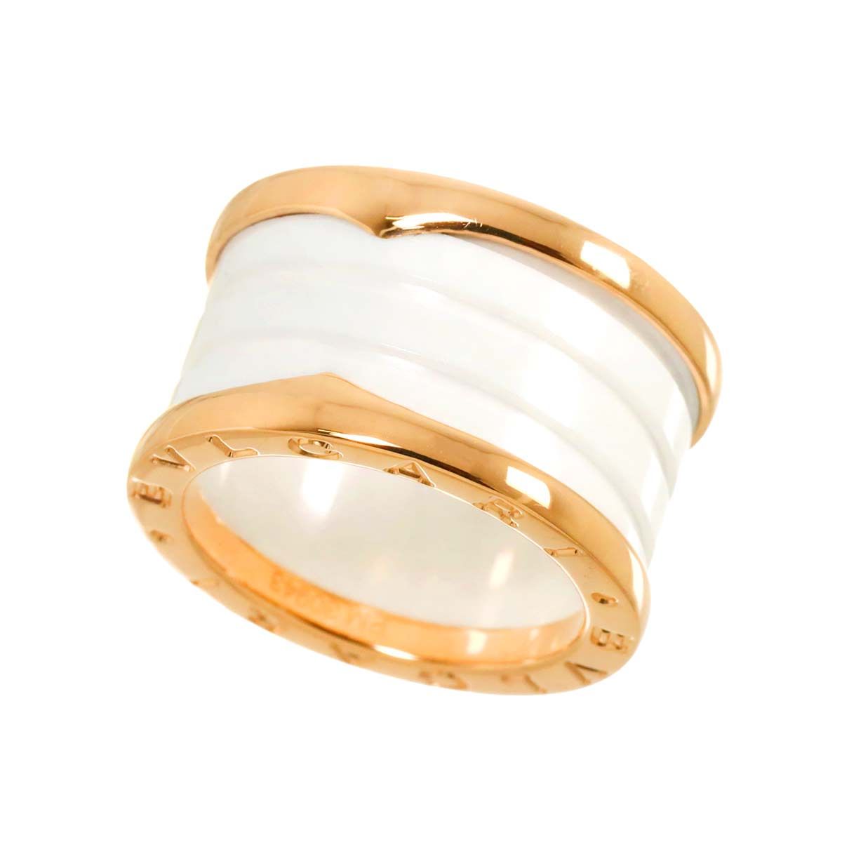 ブルガリ BVLGARI ビーゼロワン 4バンド #50 リング K18 PG