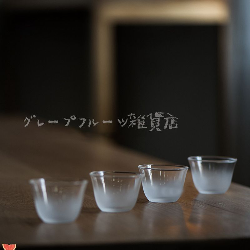 新品・未使用】 ガラス製 茶杯(すりガラス)4個 - メルカリ 新品・未使用】 ガラス製 茶杯(すりガラス)4個 - メルカリ