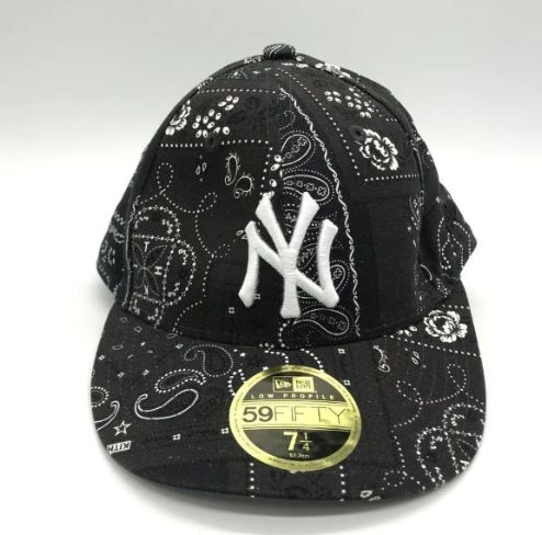 KITH new era バンダナ柄 ブラックキャップ 7 5/8 NEWERA×KITH