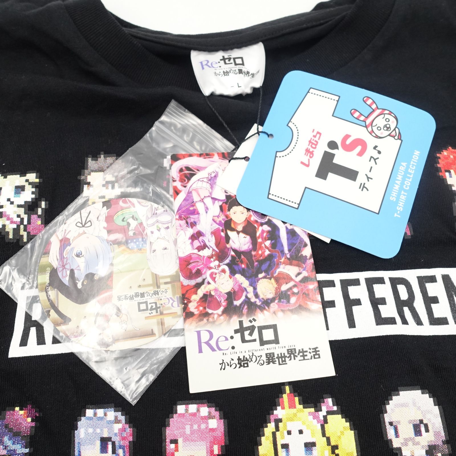 Re:ゼロから始める異世界生活 しまむら Ts ティース♪ Tシャツ L