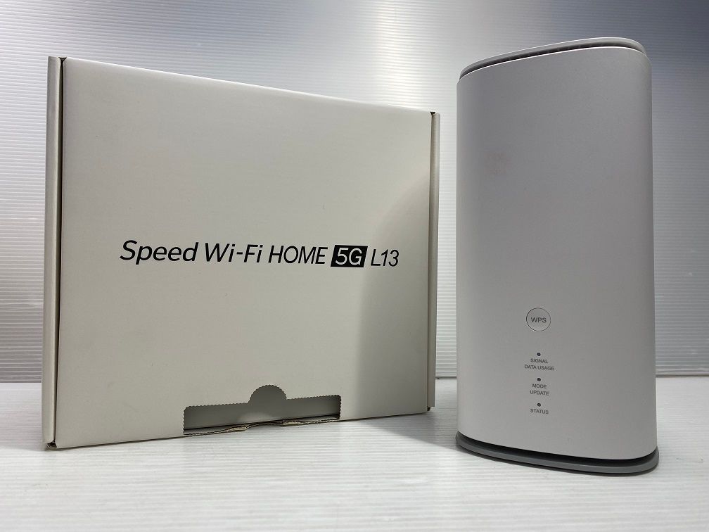 中古品】au ホームルーター Speed Wi-Fi HOME 5G L13 ZTR02SWU ○YR