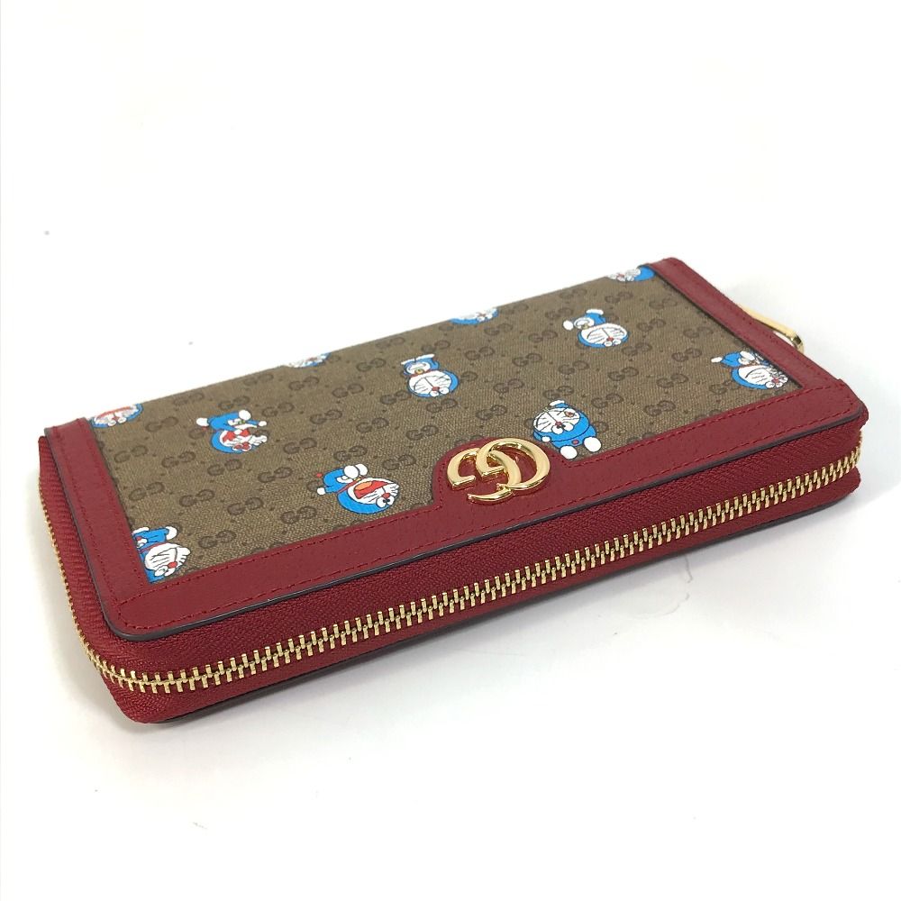 GUCCI グッチ 長財布 ドラえもん×GUCCI 647787 PVC/レザー
