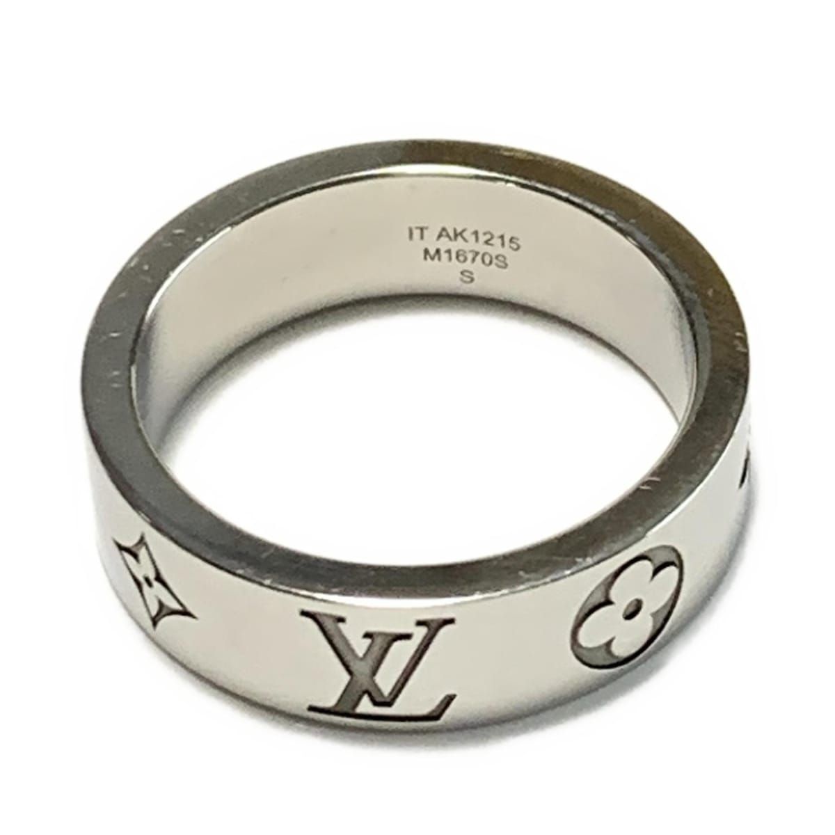 LOUIS VUITTON ルイヴィトン 指輪 リング LV モザイク Sサイ