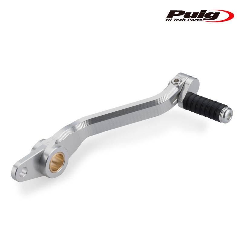 Puig 22124P ADJUSTABLE BRAKE FOOT PEDAL SILVER KAWASAKI Z900 23-25 Z900SE 25- プーチ アジャスタブルブレーキペダル