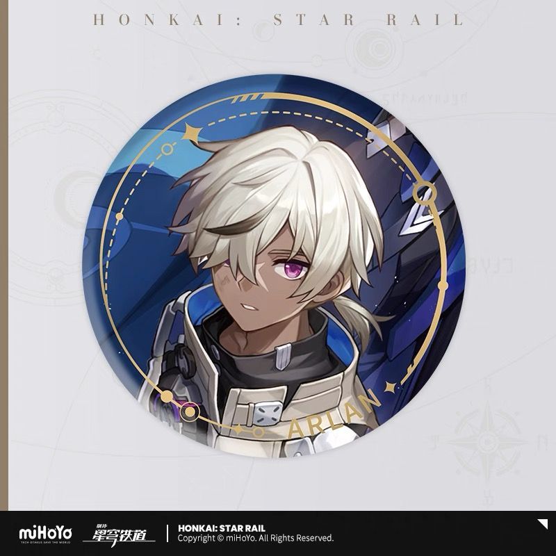 崩壊：スターレイル・公式 立絵 缶バッジ（壊滅運命）開拓者