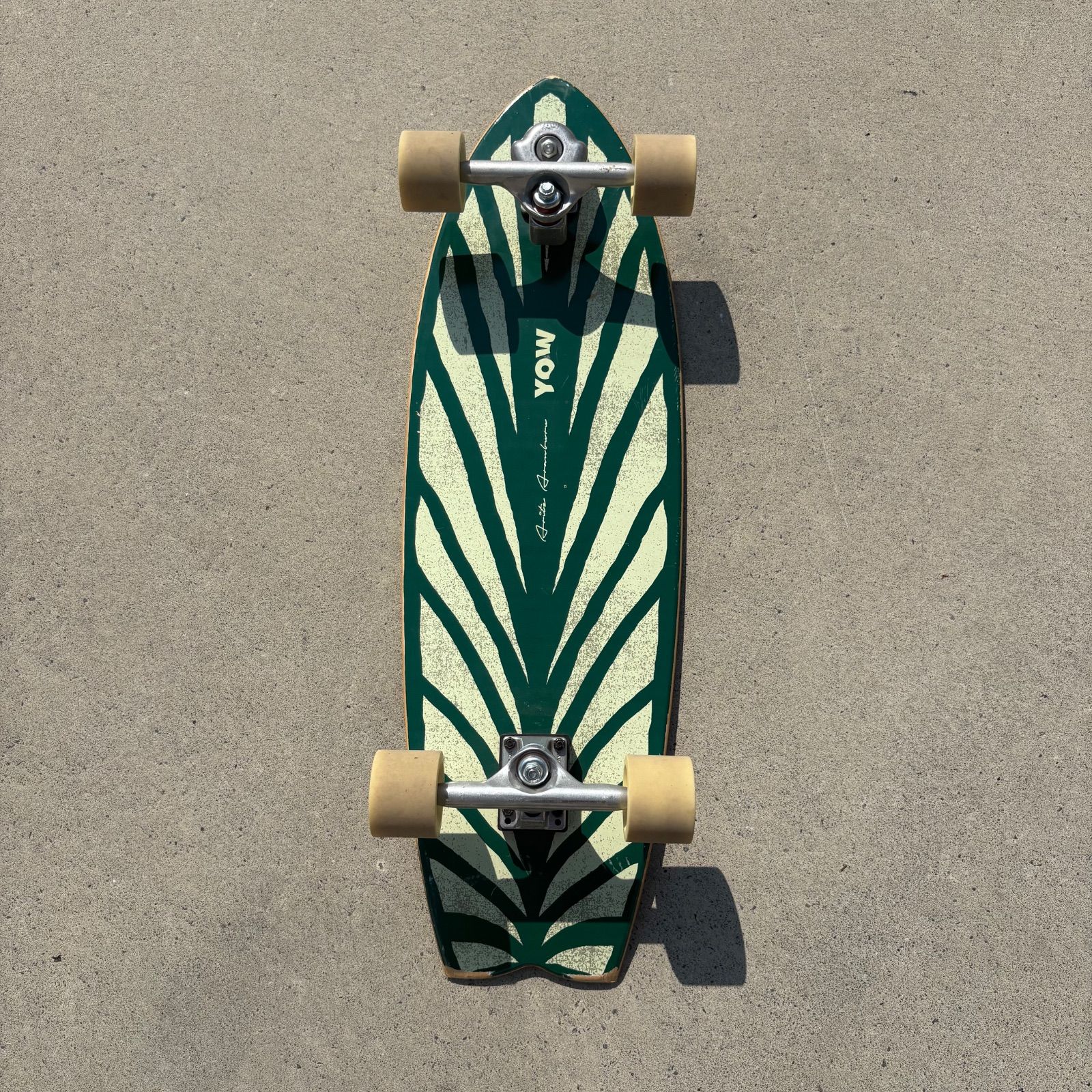 USED] YOW ヤウ ロング スケートボード コンプリート 32.5 inch