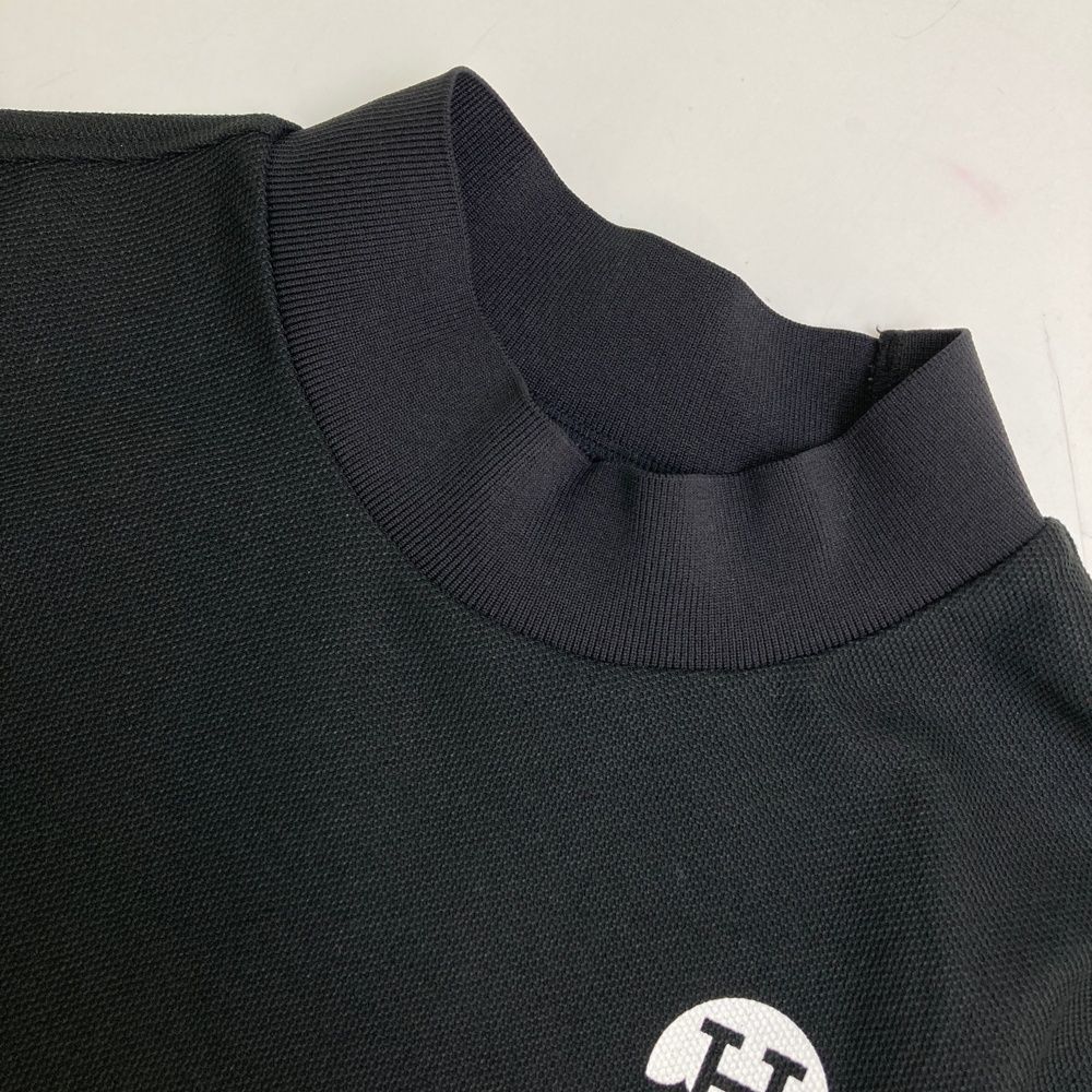 サイズ：38 HORN GMT ホーン ガーメント ×SMURFS 2024年モデル ハイネック 半袖Tシャツ  ブラック系 [240101497869] ゴルフウェア レディース ストスト サイズ：38 HORN GMT ホーン ガーメント ×SMURFS 2024年モデル