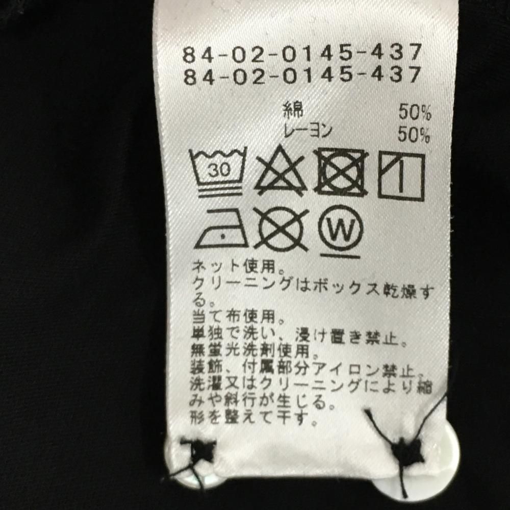 【新品未使用】ビームスゴルフ 半袖ポロシャツ 白×黒 襟ロゴ S ビームスゴルフ 半袖ポロシャツ 黒 ロゴ白 メンズ L ゴルフ