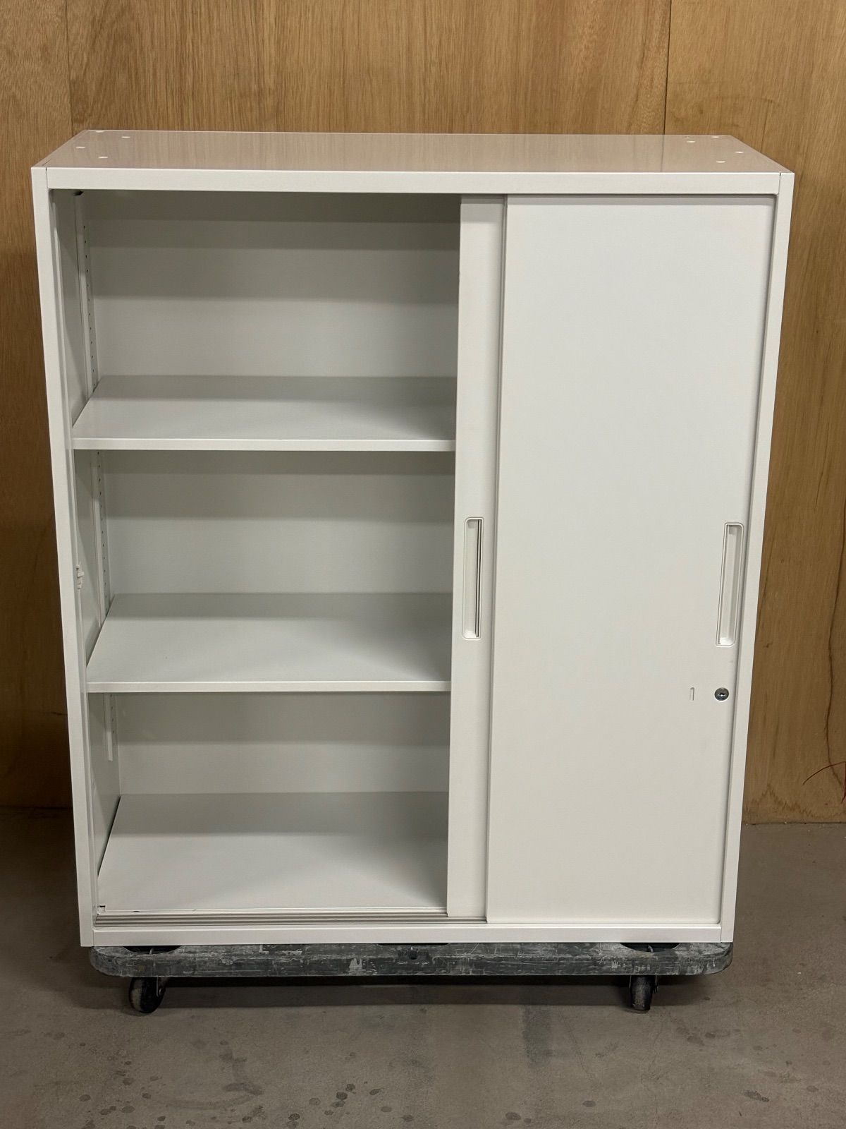 GK105 山口県下松市より 引違書庫 プラス 幅90cm 奥40cm 高105cm L6-A105SS