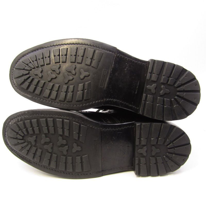 Alden Vチップブーツ ブラックコードバン US6.5D Alden Vチップブーツ ブラックコードバン US6.5D ALDEN: コード