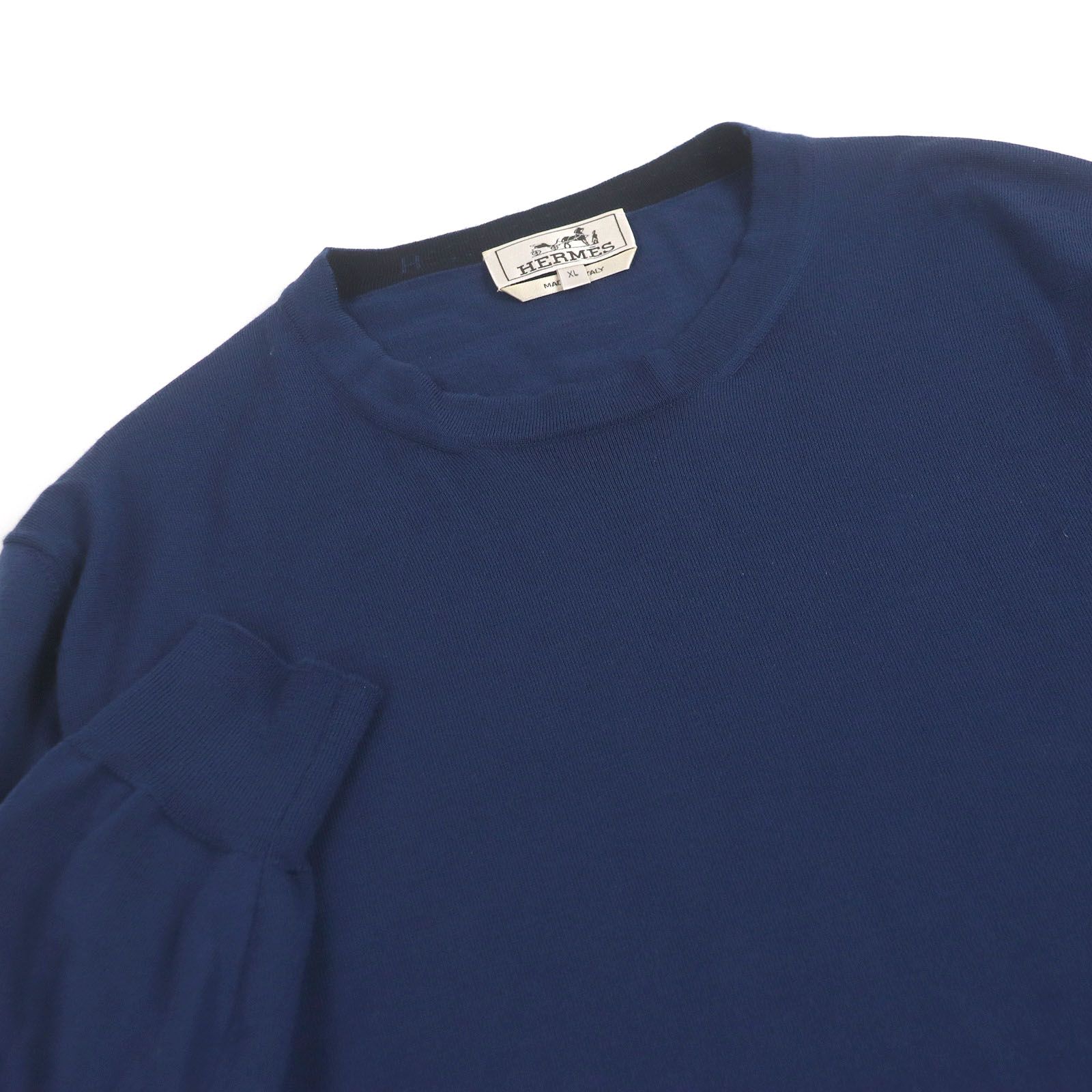 良品□HERMES エルメス 2020年製 ウール100％ Hロゴ サドルステッチ  