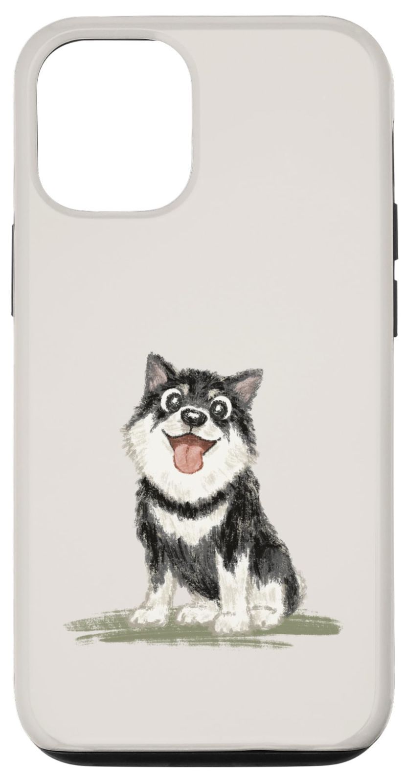 iPhone 15 日本犬　かわいい　いぬ　子犬　ペット　おもしろ　動物　イラスト　Toru Sanogawa　オフィシャル スマホケース