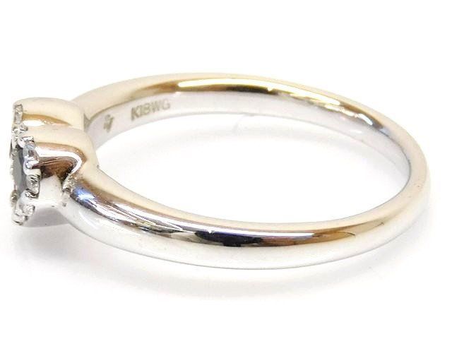 ポンテヴェッキオ　Whiteゴールドダイヤリング　　美品 tamaya78_21436