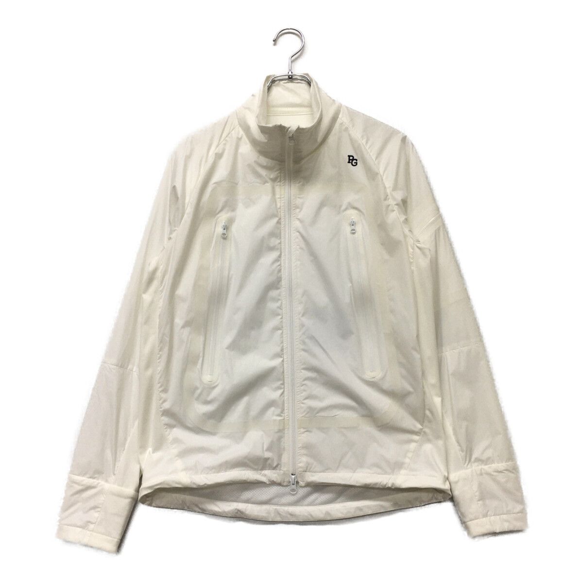 PEARLY GATES ジップ付きブルゾン サイズ5 PEARLY GATES ジップ 中綿コンビ ニットブルゾン ネイビー 4