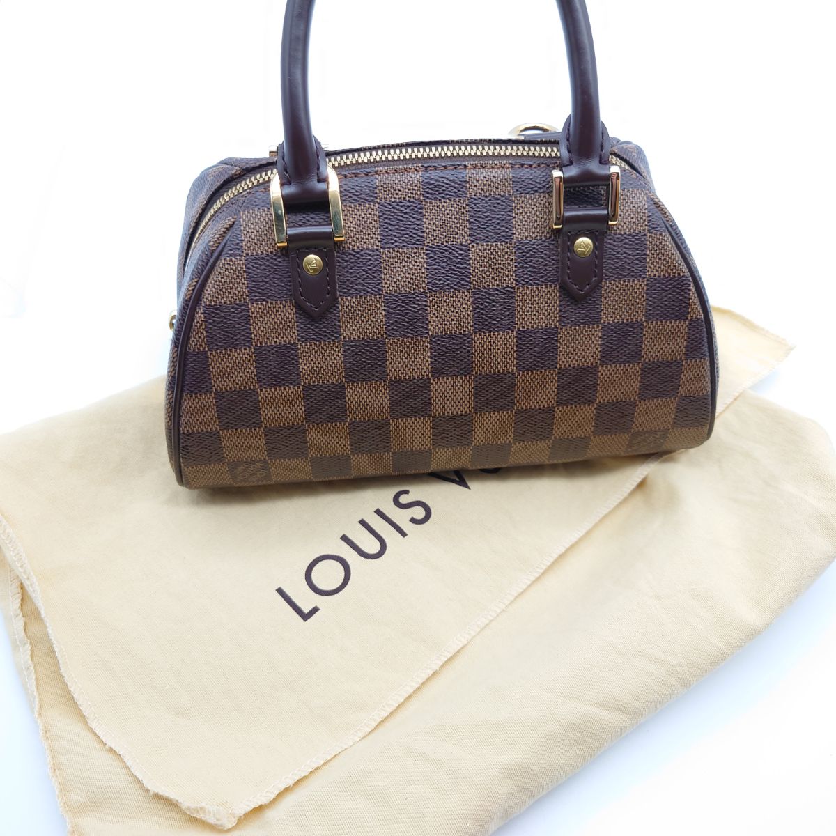 Louis Vuitton ルイヴィトン リベラミニ ハンドバッグ ダミエ エベヌ ブラウン コーティングキャンバス レザー N41436 レディース  【中古 Aランク】☆送料無料☆ 当店通常価格164,800円 - メルカリ