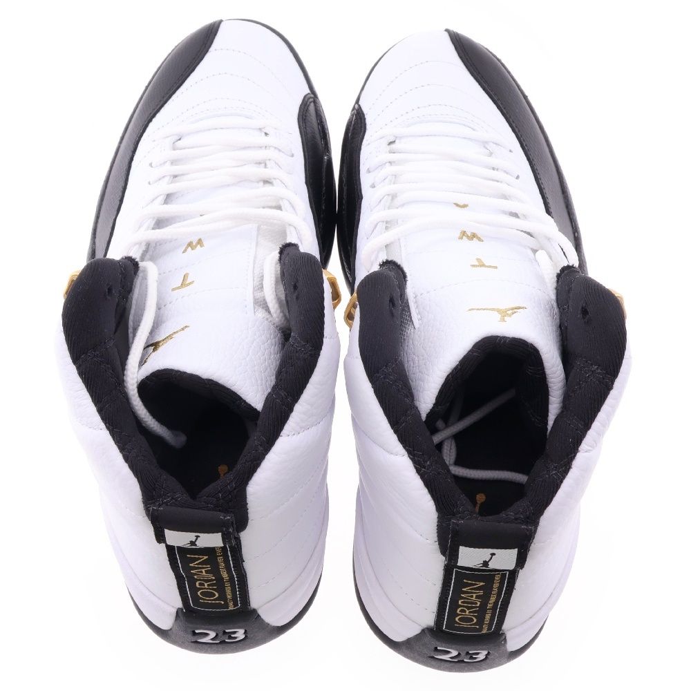 NIKE (ナイキ) AIR JORDAN 12 ROYALTY エアジョーダン12 ロイヤリティ ハイカットスニーカー ホワイト/ブラック US10.5/28.5cm CT8013-170