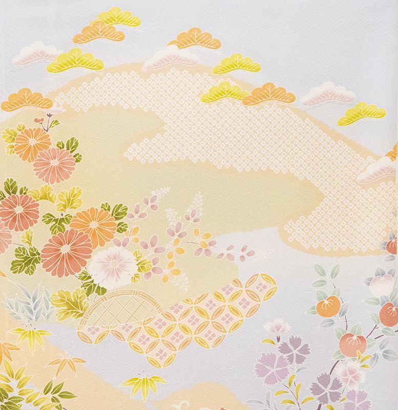 平和屋着物○訪問着 総刺繍 梟 金糸 正絹 逸品 DAAQ3350ps