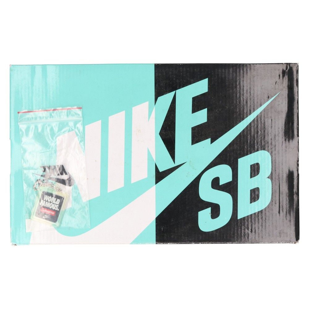 NIKE SB (ナイキエスビー) DUNK LOW OG QS SUPREME ダンク ローカットスニーカー ブラック/シルバー US7/25cm