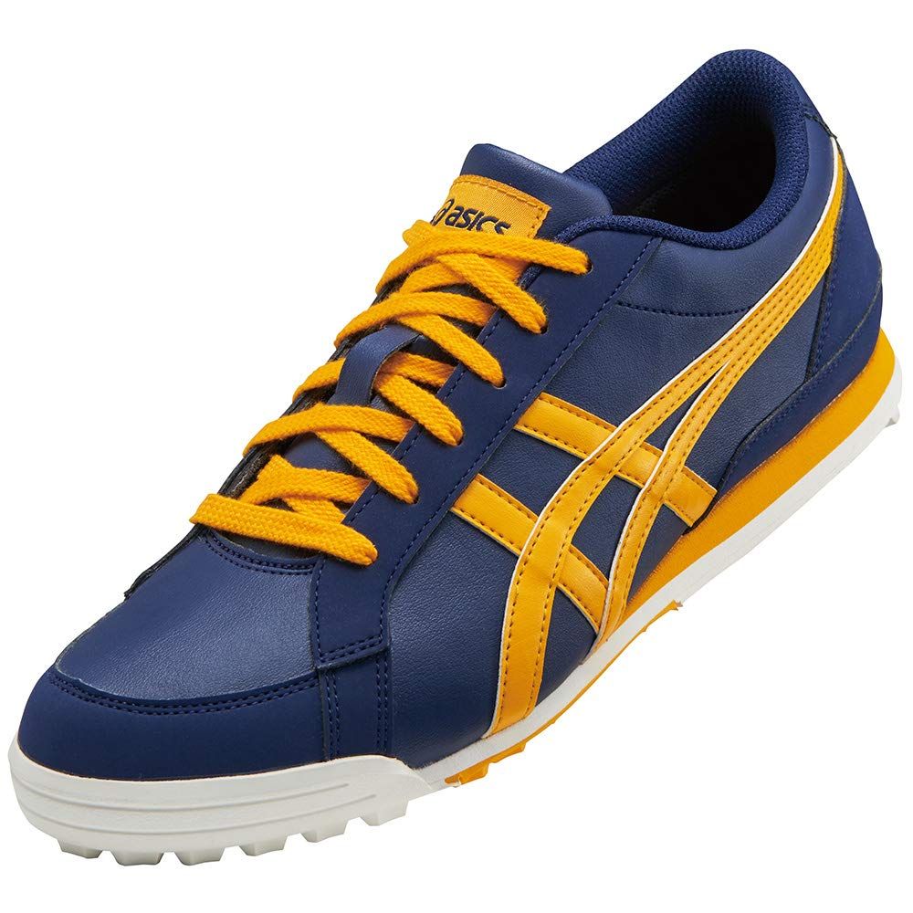 アシックス(asics) ゲルプレショット クラシック3 ゴルフシューズ 1113A009 400 ピーコート/サンフラワー 25.0cm [400 ピーコート/サンフラワー] [25.0 cm M]