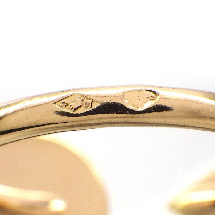 エルメス HERMES リング ガンバード ダブル Hロゴ 2ポイント  