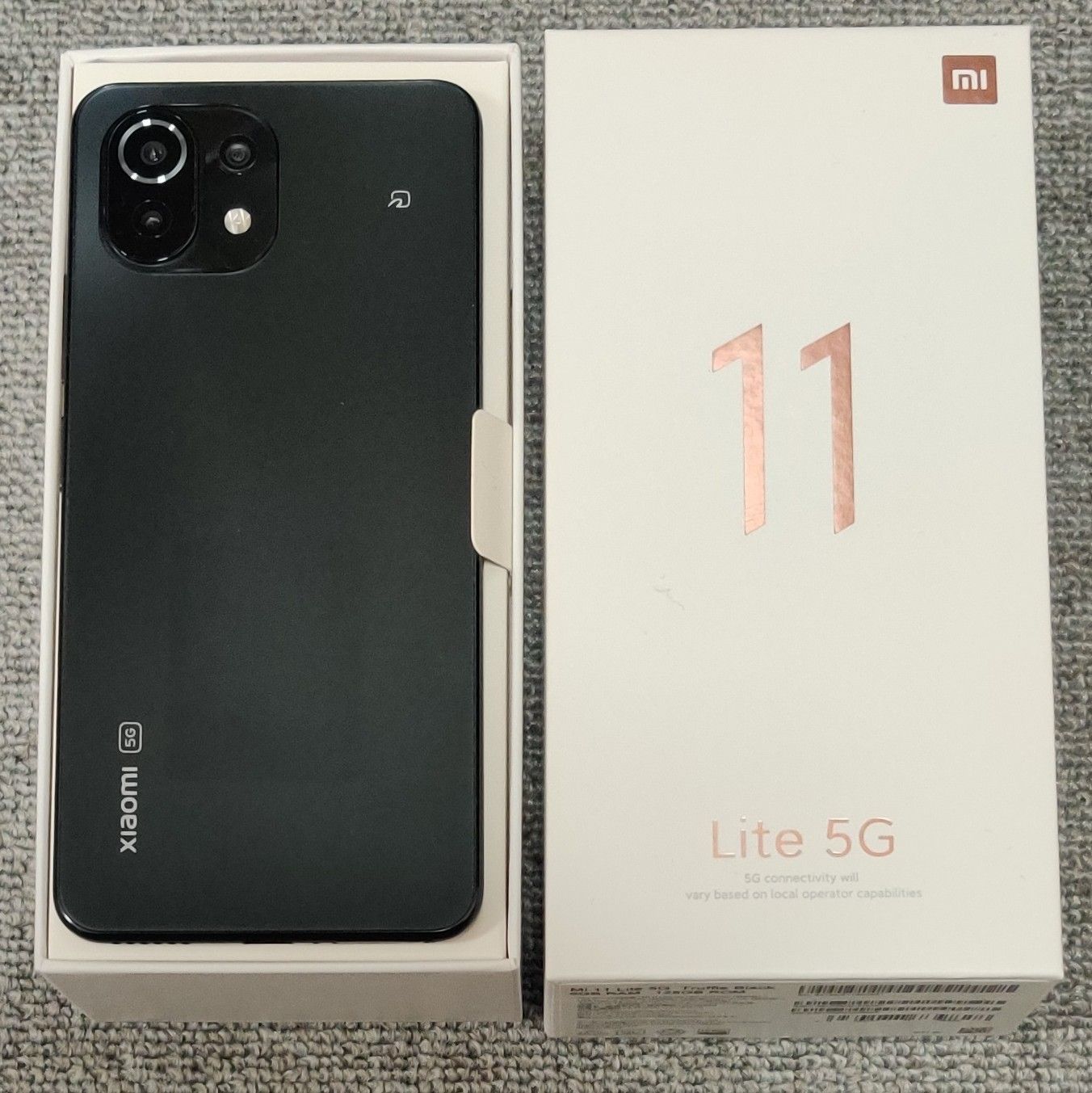 ANDROID - Xiaomi Mi11 Lite 5G トリュフブラック Xiaomi Mi 11 Lite 5G SIMフリー 本体 トリュフブラック