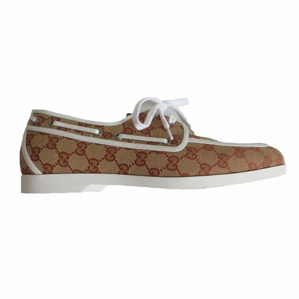 未使用品 GUCCI グッチ 547641 MOCCASIN FABRIC T.ORIGINAL GG