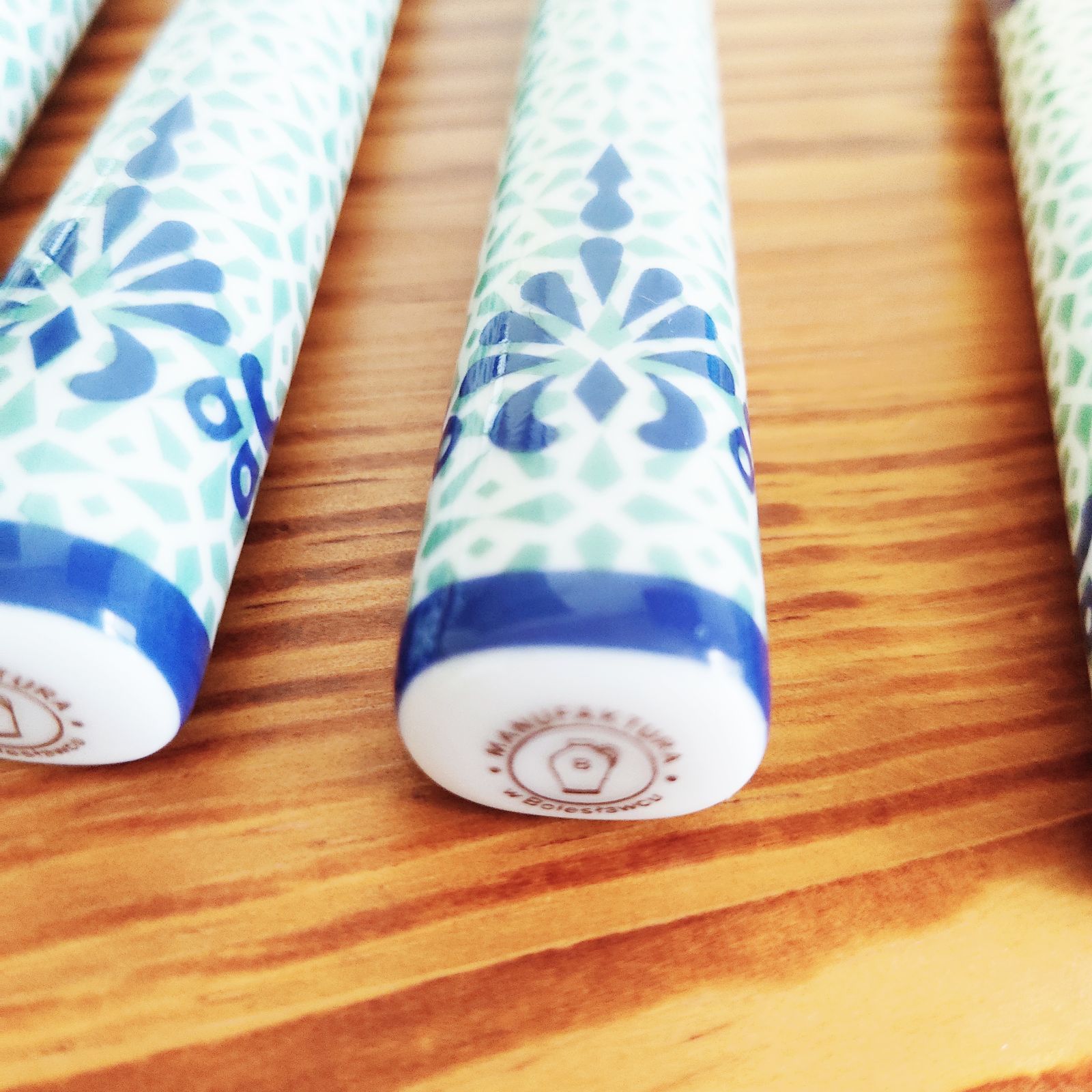 カラトリーセット①　スプーン、ナイフ、フォーク計3本　ポーランド食器　新品未使用 カラトリーセット①➁ 2種の模様 スプーンナイフフォーク各2計6