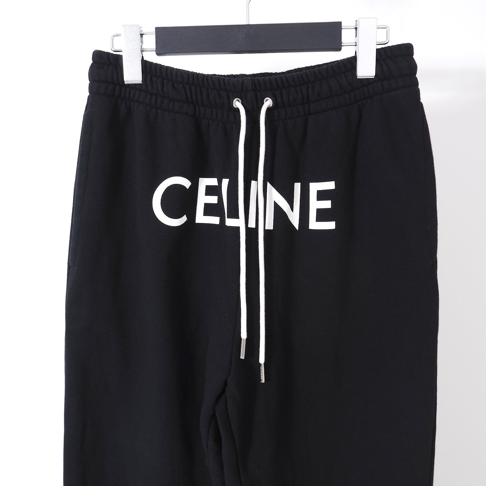 美品 セリーヌ CELINE ロゴプリント ジョガーパンツ スウェットパンツ 