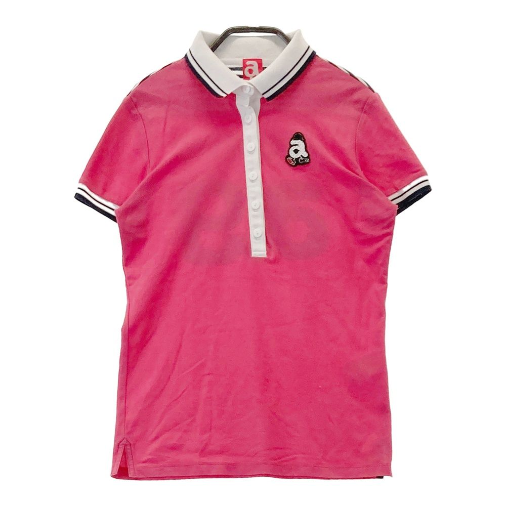 サイズ：36 ARCHIVIO アルチビオ A359411 半袖ポロシャツ ピンク系