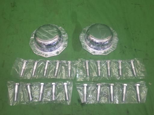 デコトラ デコトラ クロムステーション リアハブキャップ Aタイプ 左右