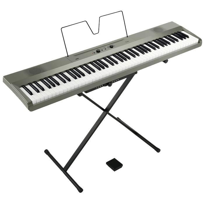 中古品 KORG デジタルピアノ L1SP シルバー 台座付き 2022年製 公田店