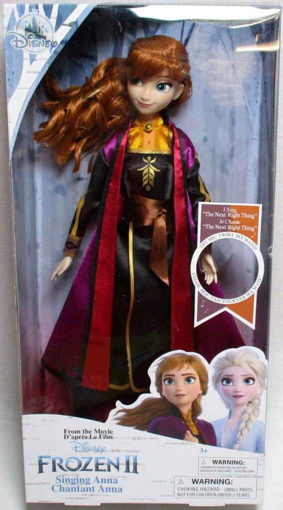 アナ雪、アナ、エルサの人形、シンギングドール、未開封 【公式通販】