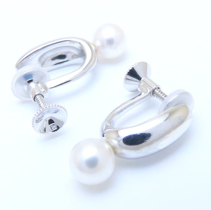 MIKIMOTO ミキモト パール イヤリング ベビーパール 真珠 シルバー925  