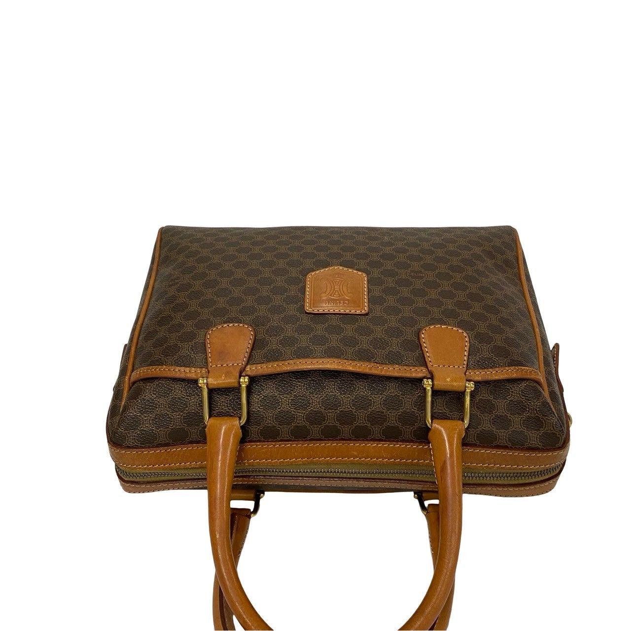 極 美品 CELINE セリーヌ ヴィンテージ マカダム ブラゾン トリオンフ