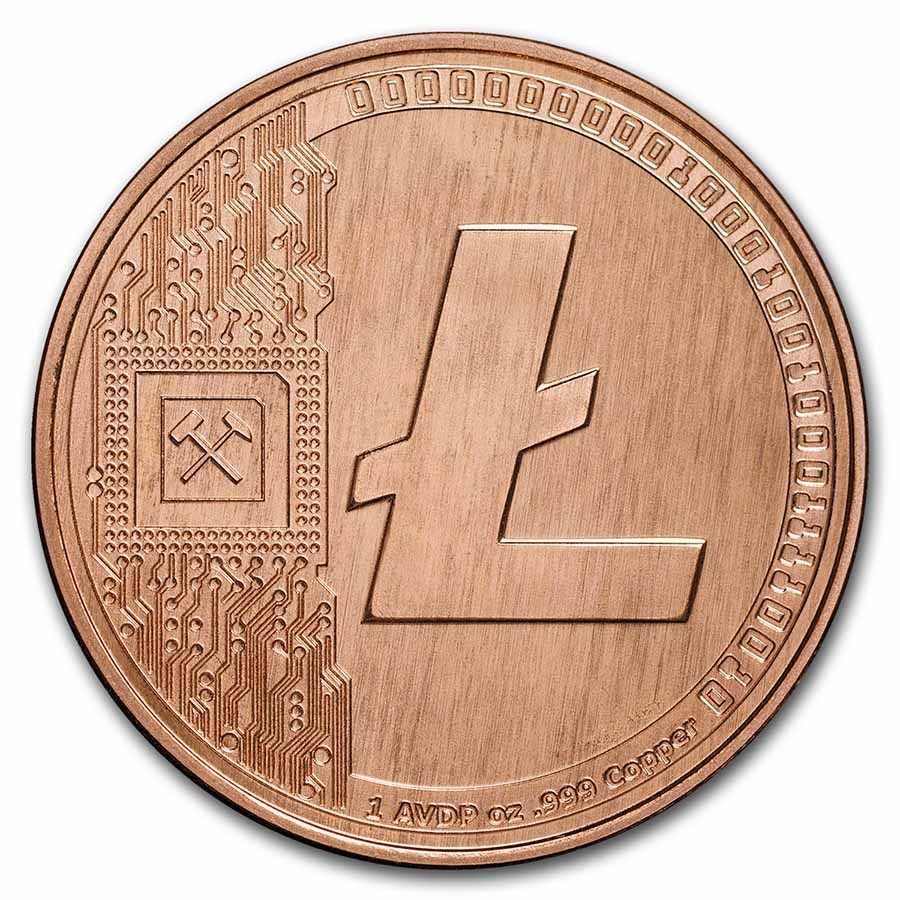 カプセル付き] (新品) アメリカ「ライトコイン・LTC」純銅 赤金 1常衡オンス メダル - メルカリ