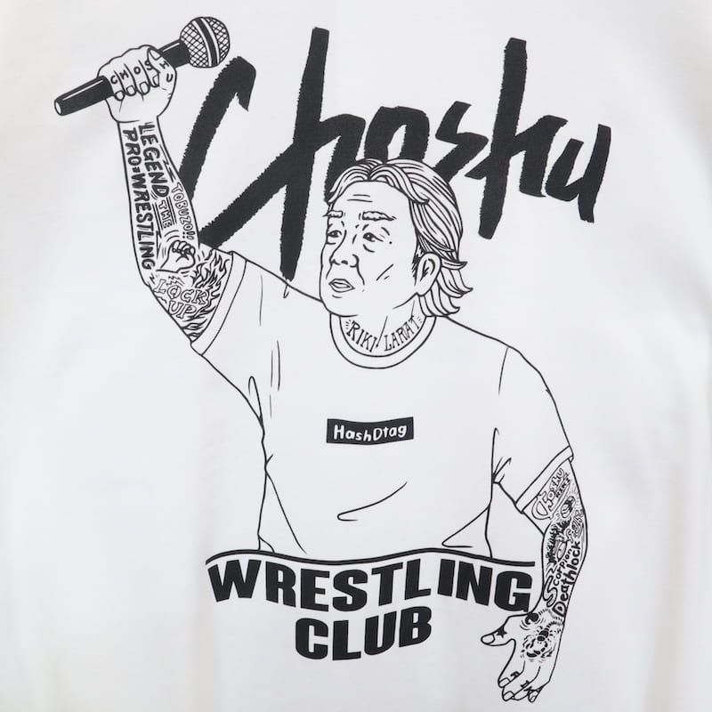 新品 メンズ 長州力 プロレス 長袖 Tシャツ ロンT ユニセックス マイク