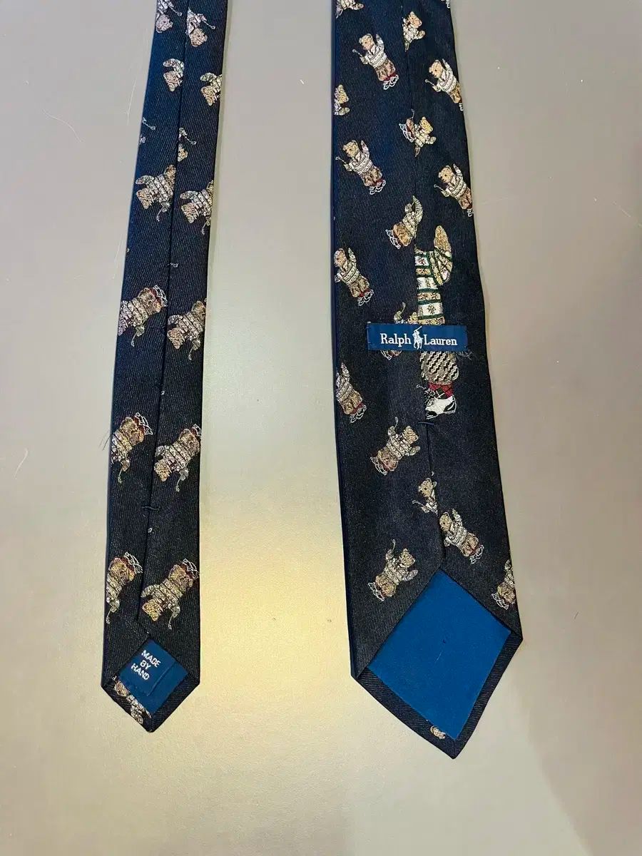 ポロベア　ヴィンテージ ネクタイ 紫 POLO Ralph Lauren（ポロ） Ralph Lauren(ラルフローレン