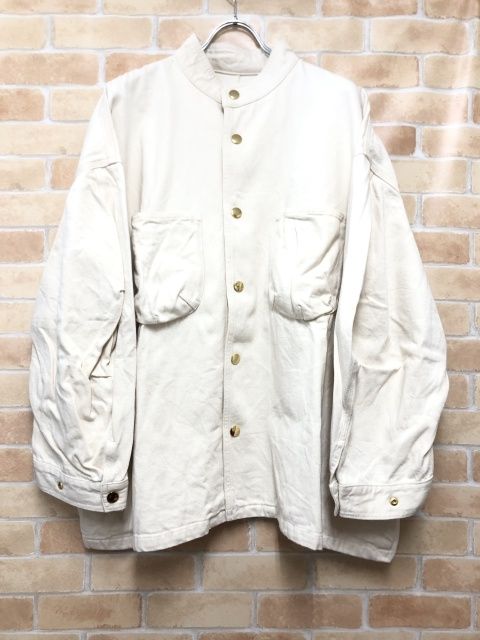 【中古】 FOLL フォル コクーンデニムブルゾン アイボリー F 111412684