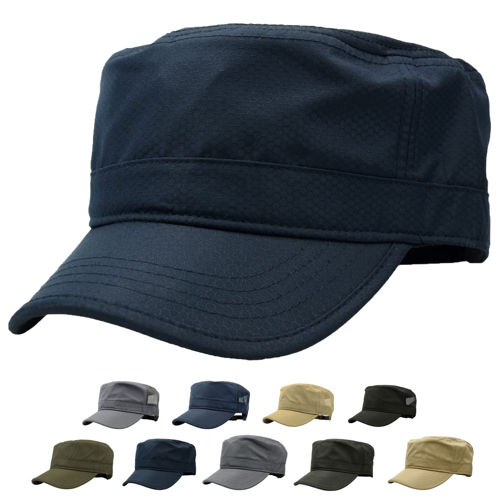 【人気商品】速乾 含むメッシュ XXL（60-65cm） ミリタリー 帽子 軽薄 大きいサイズ メンズ ワークキャップ RF