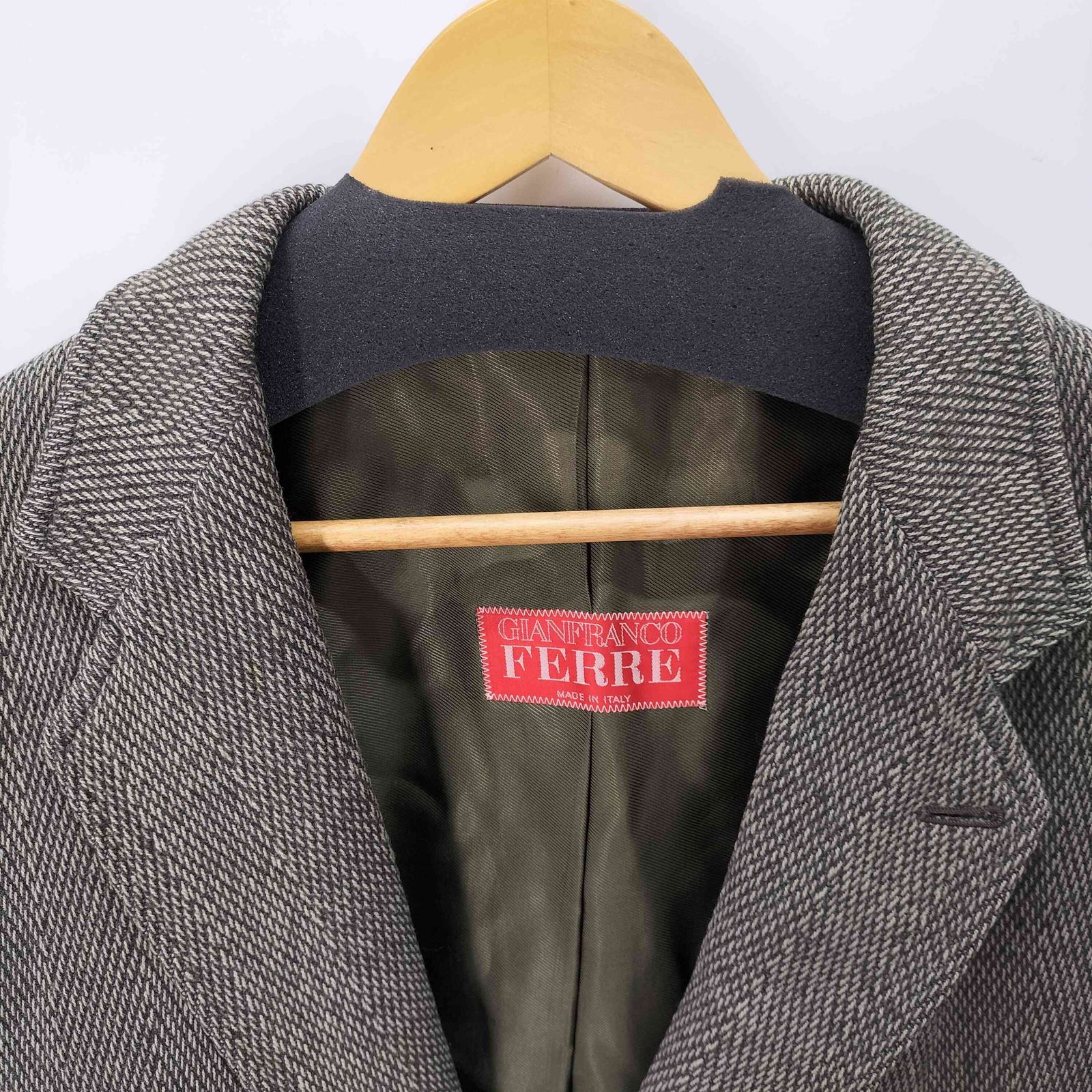 ジャンフランコフェレ GIANFRANCO FERRE イタリア製 ウールテーラード