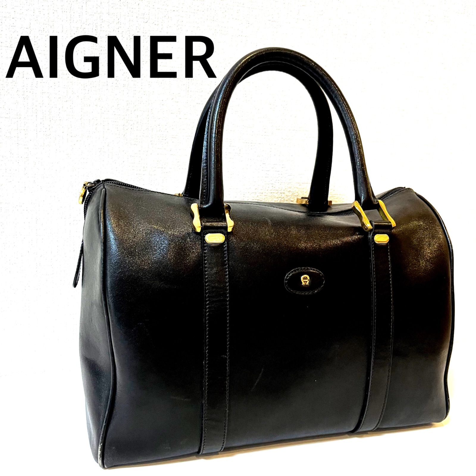 最高級ボストンバッグ AIGNER アイグナー 旅行バッグ - ビジネス ...