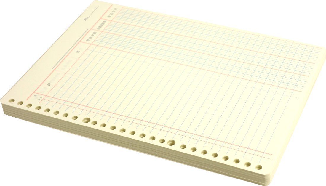  リ 5113 26穴 経費明細 B 5 三色刷ルーズリーフ コクヨ ルーズリーフ ノート メモ帳