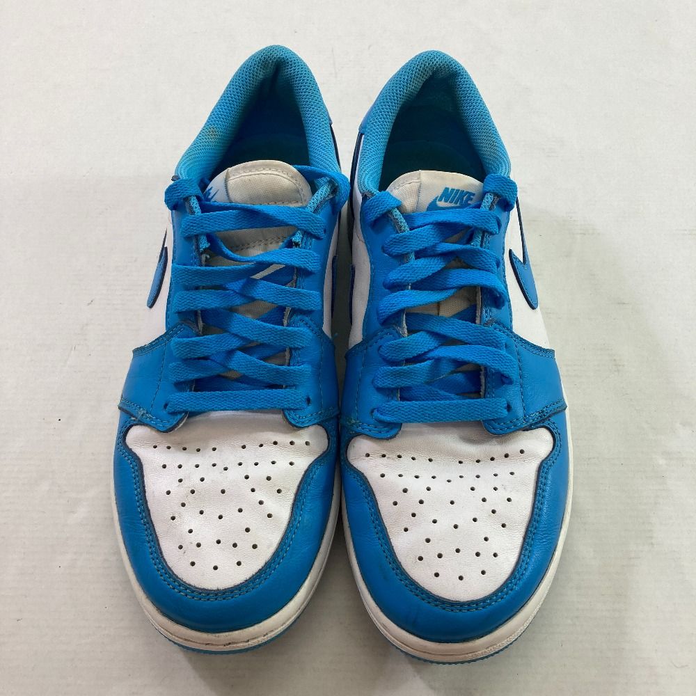 中古】04w1236∞※ ERIC KOSTON × NIKE SB AIR JORDAN 1 LOW エリック・コストン × ナイキ SB  エアジョーダン1 ロー UNC CJ7891-401 ダークパウダー ブルー/ホワイト 26cm 【八王子店】 - メルカリ