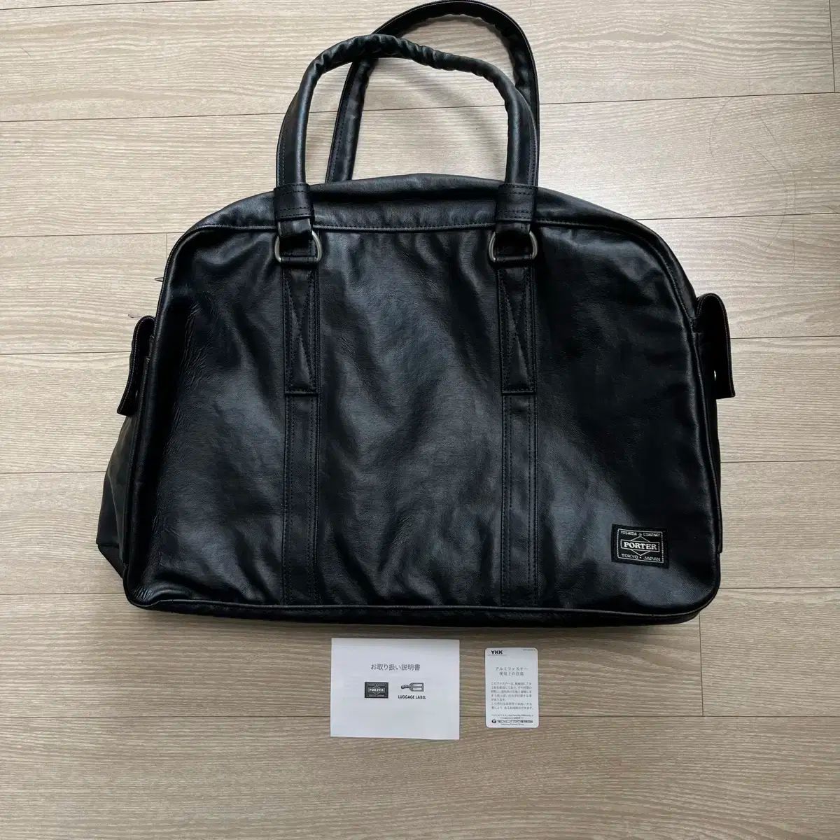 Porter ポーター porter フリースタイル ボストンバッグ ブラック