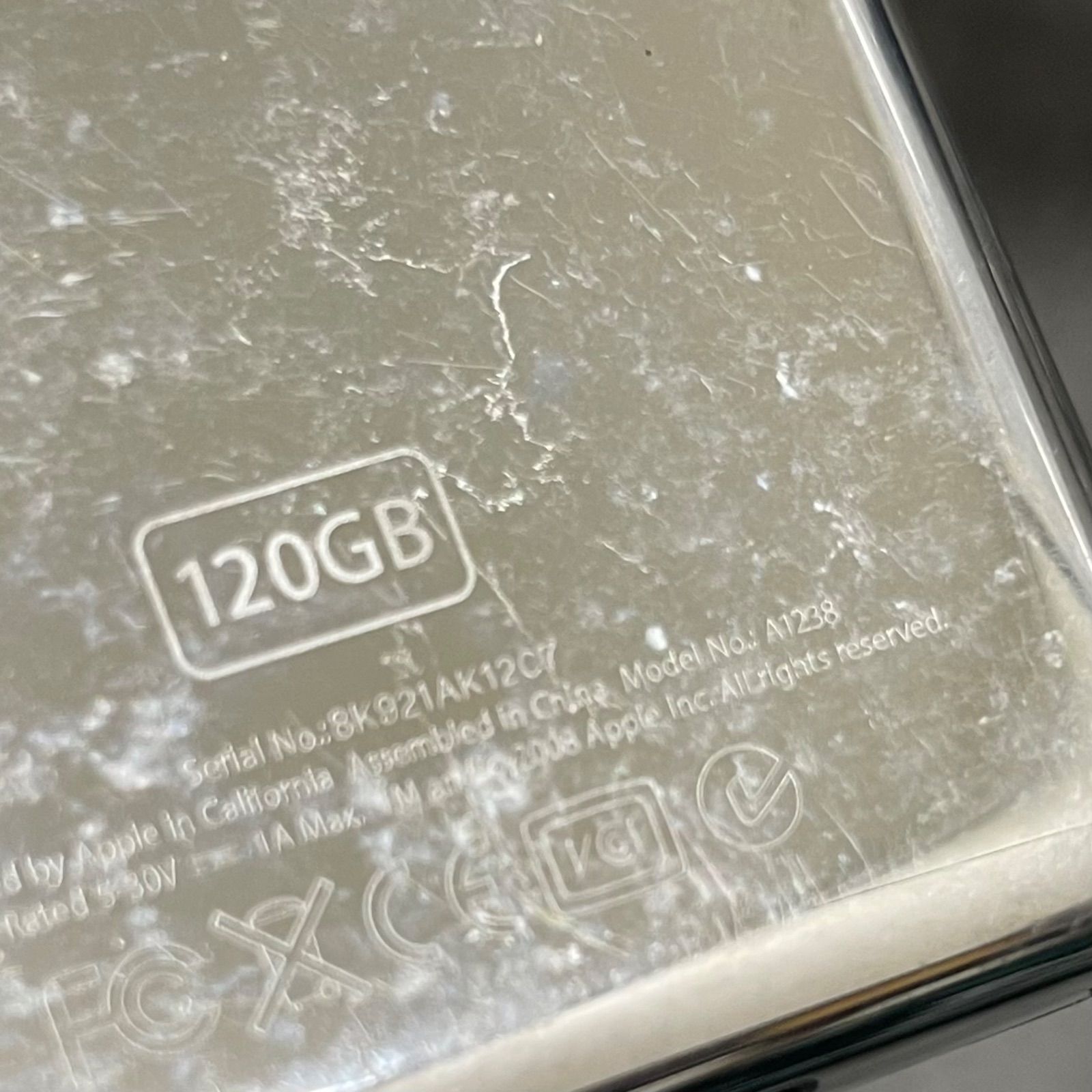 NPA】ジャンク Apple アップル iPod classic 120GB A1238 - メルカリ