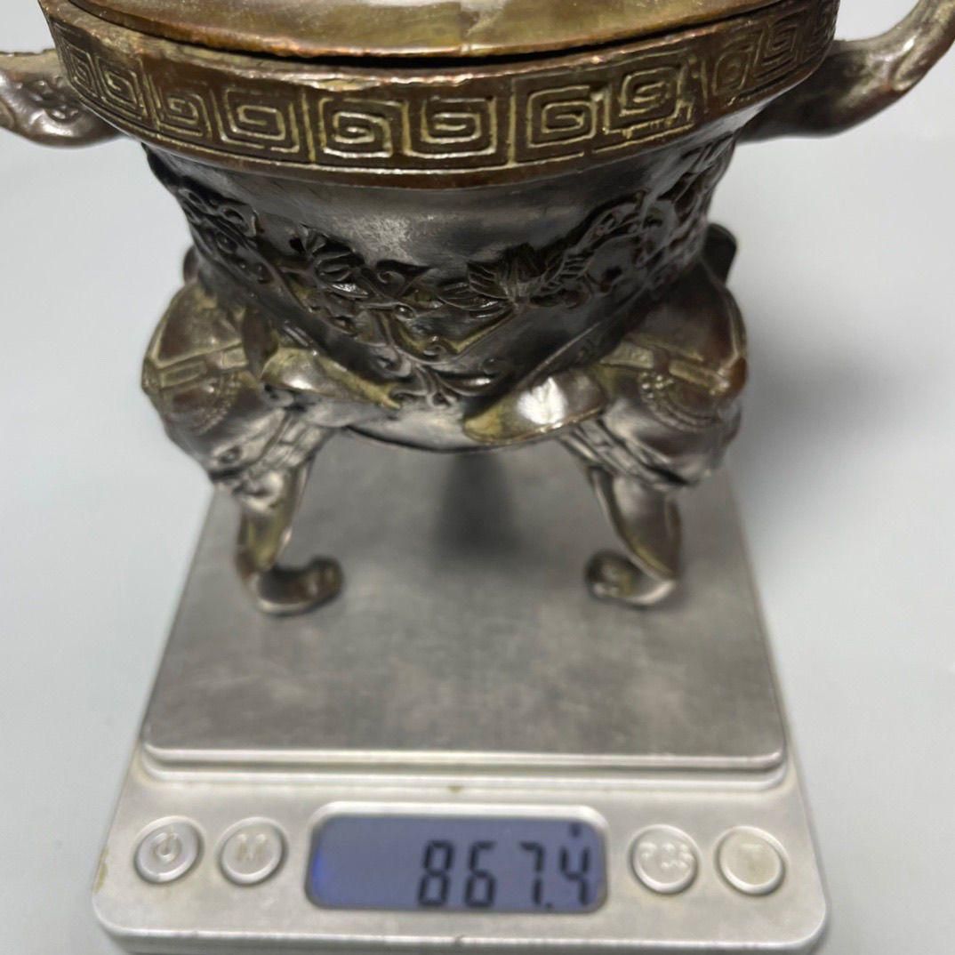 吉祥象薫香炉 仏堂香具 工芸品 美術品 置物 - メルカリ