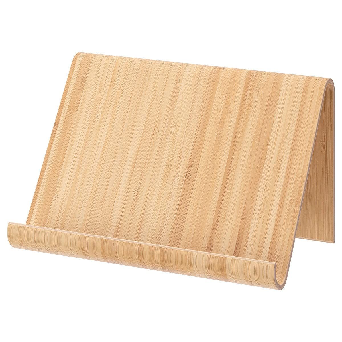Ikea Vivalla Tablet Stand 26x16X17 CM竹製のベニヤ 