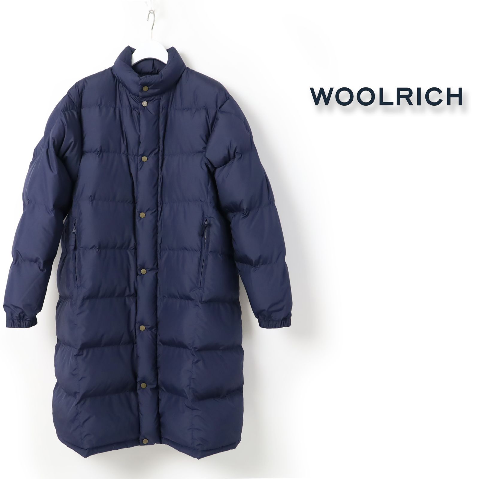 ウールリッチリップストップパフロング ダウンコート ベンチコート WOOLRICH ダウン ロングコート L -262