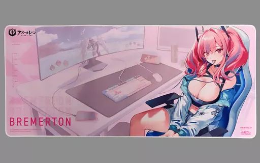 マウスパッド ブレマートンモデル マウスパッド アズールレーン×ふもコレ