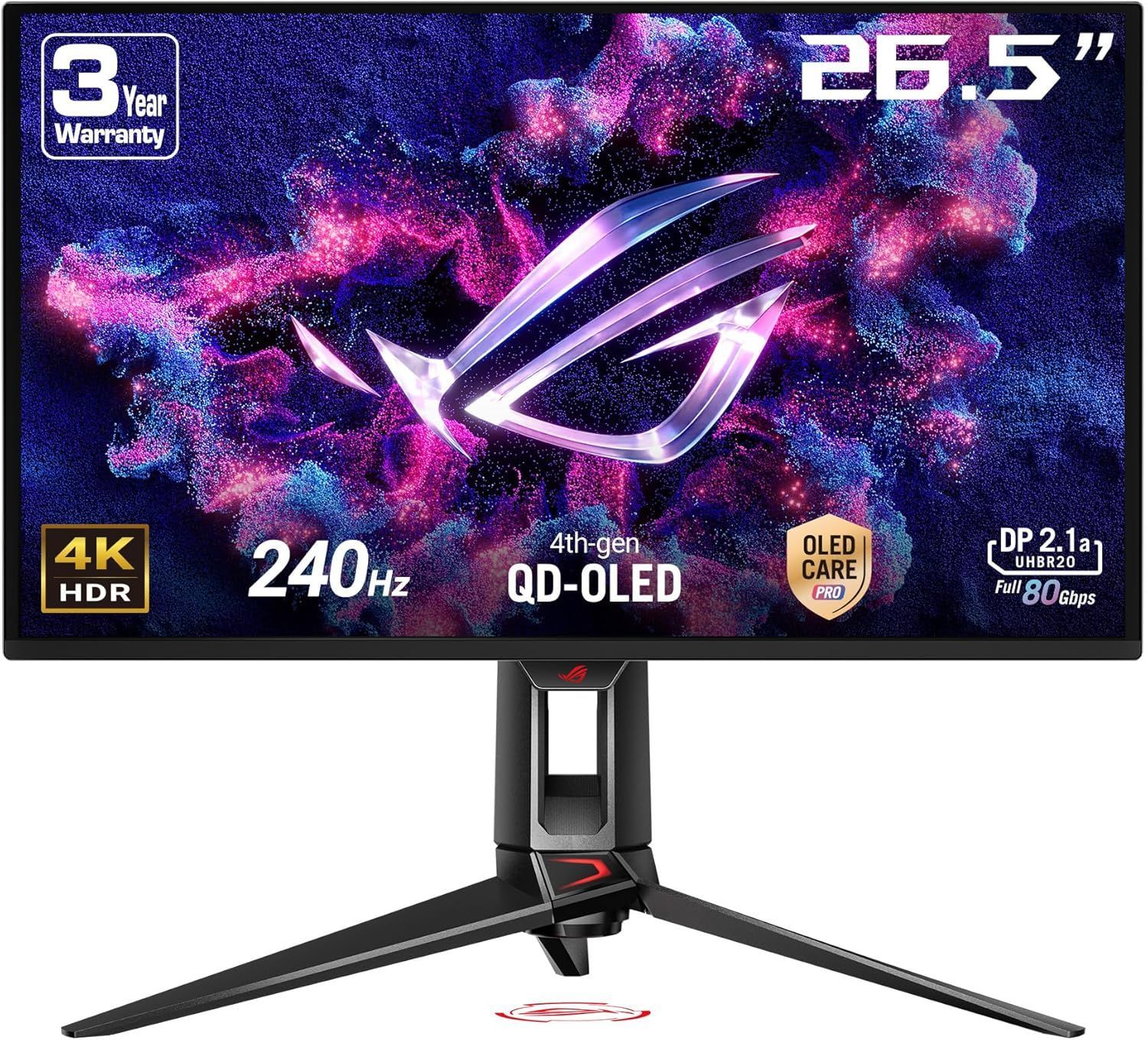 921054 ASUS 有機EL 4K ゲーミングモニター ROG Swift OLED PG27UCDM B0DVBFRTJG